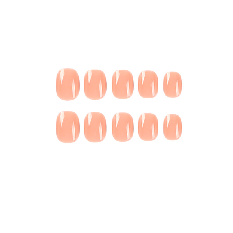 Wholesale Short Solid Color Plastic Manicure Chips